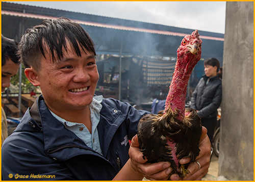 Vietnam market in highlands